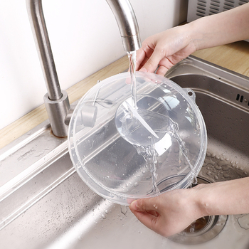 INOMATA κάλυμμα φούρνου μικροκυμάτων, πλαστικό, κατά του πιτσιλίσματος, μοντέρνος μινιμαλιστικός σχεδιασμός