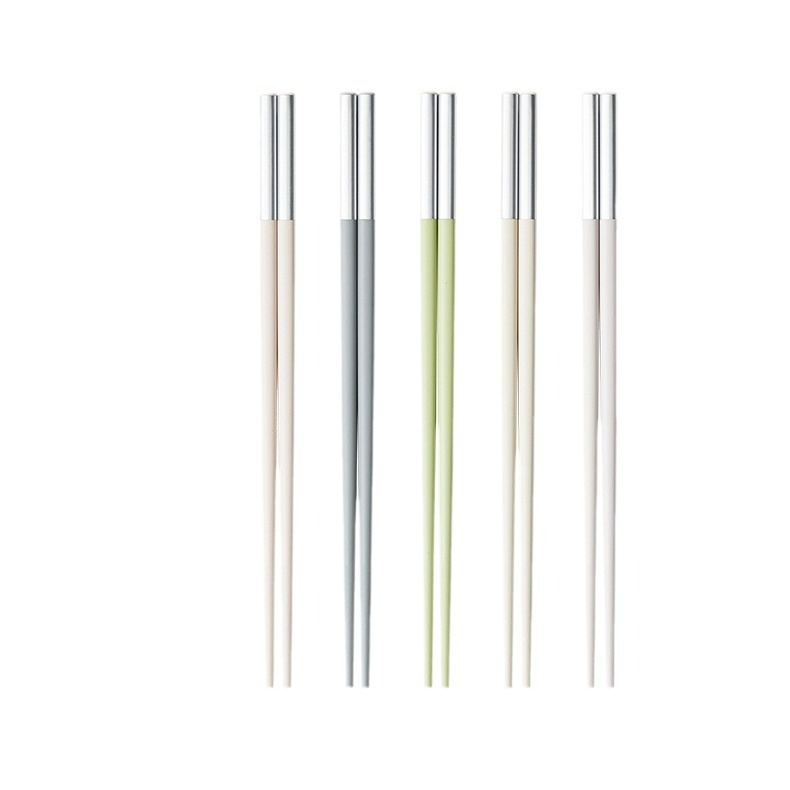 Σετ ξυλάκια φαγητού, υλικό PET, αντιολισθητικά, ανθεκτικά στη θερμότητα, 5 ζεύγη, λογότυπο κατά παραγγελία