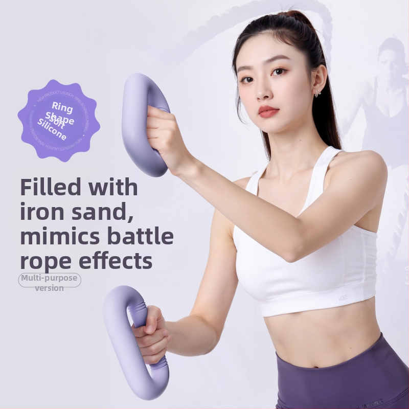 Žiedinis hantelių treniruoklis namų naudojimui – PVC + geležies smėlis, 1/1,5/2/2,5 kg, tinka fitness ir kūno formavimui