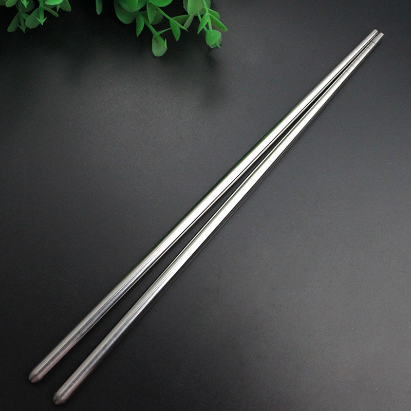 Kineske štapiće za jelo, od nehrđajućeg čelika, 5 parova, protuklizne i toplotno izolirane, moderni minimalistički stil