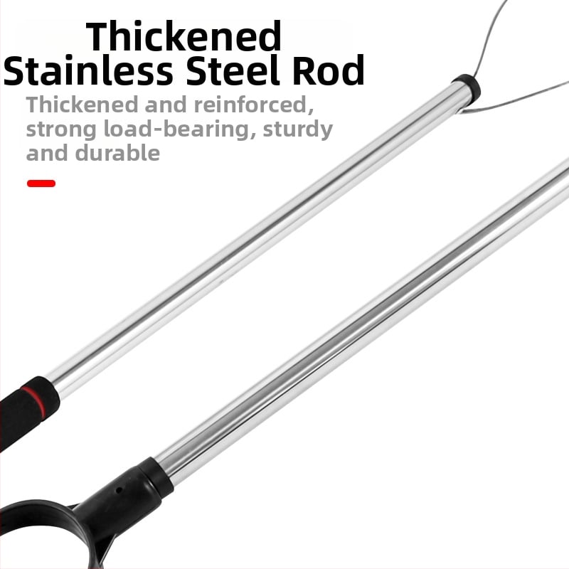 Kasside ja koerte võrgu püüdmise vahend pikendatud vardaga, roostevabast terasest