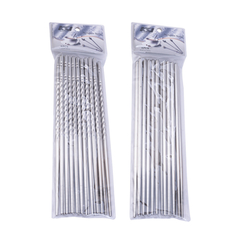 Ξυλάκια φαγητού από ανοξείδωτο ατσάλι - μοντέρνο μινιμαλιστικό στυλ, μονόχρωμο σχέδιο, φινίρισμα καθρέφτη