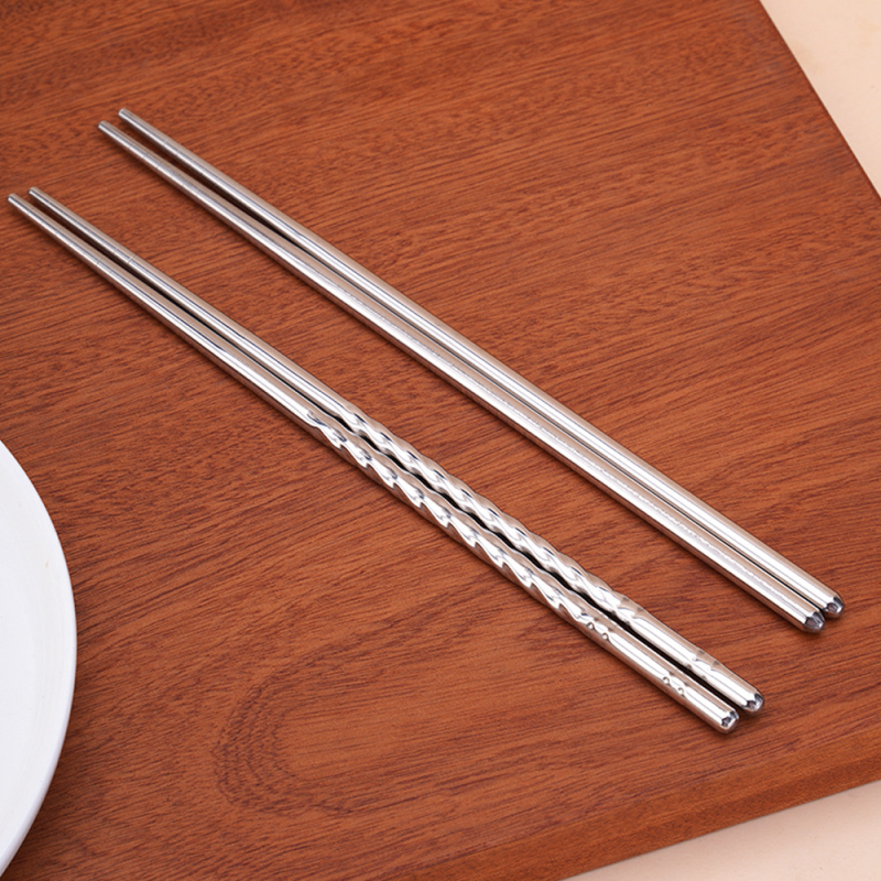 Ξυλάκια φαγητού από ανοξείδωτο ατσάλι - μοντέρνο μινιμαλιστικό στυλ, μονόχρωμο σχέδιο, φινίρισμα καθρέφτη