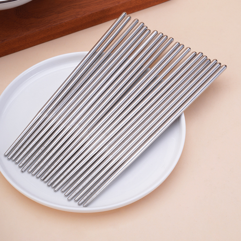 Ξυλάκια φαγητού από ανοξείδωτο ατσάλι - μοντέρνο μινιμαλιστικό στυλ, μονόχρωμο σχέδιο, φινίρισμα καθρέφτη