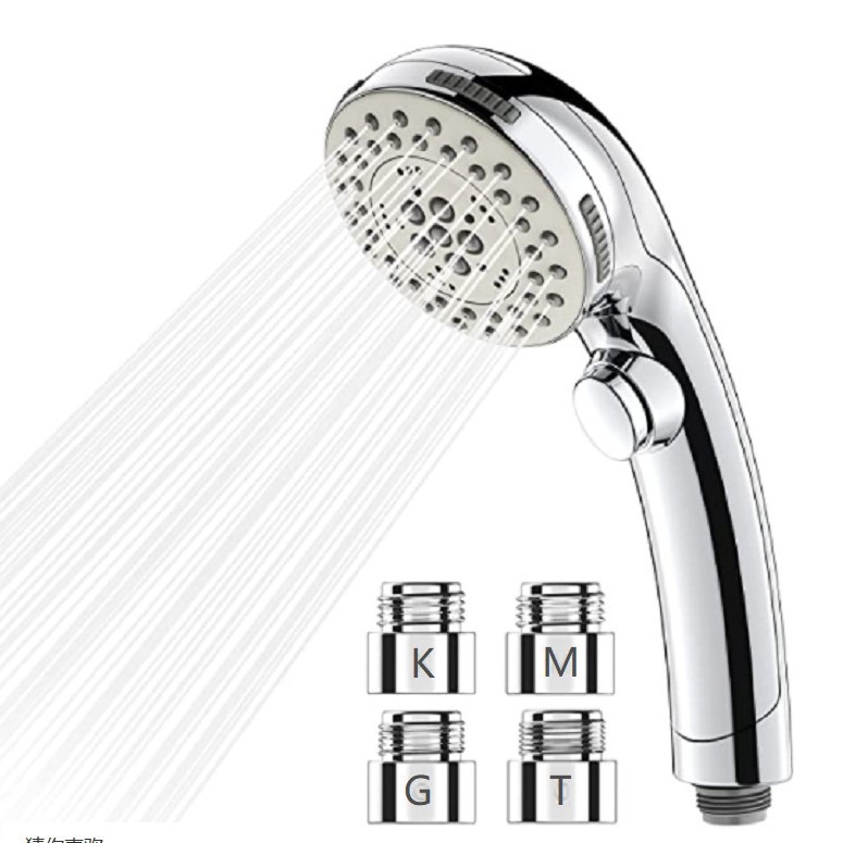 Ručný sprchový systém s americkým štýlom trysky, ABS materiál, úspora vody s mikrobublinkami, odstraňovanie chlóru