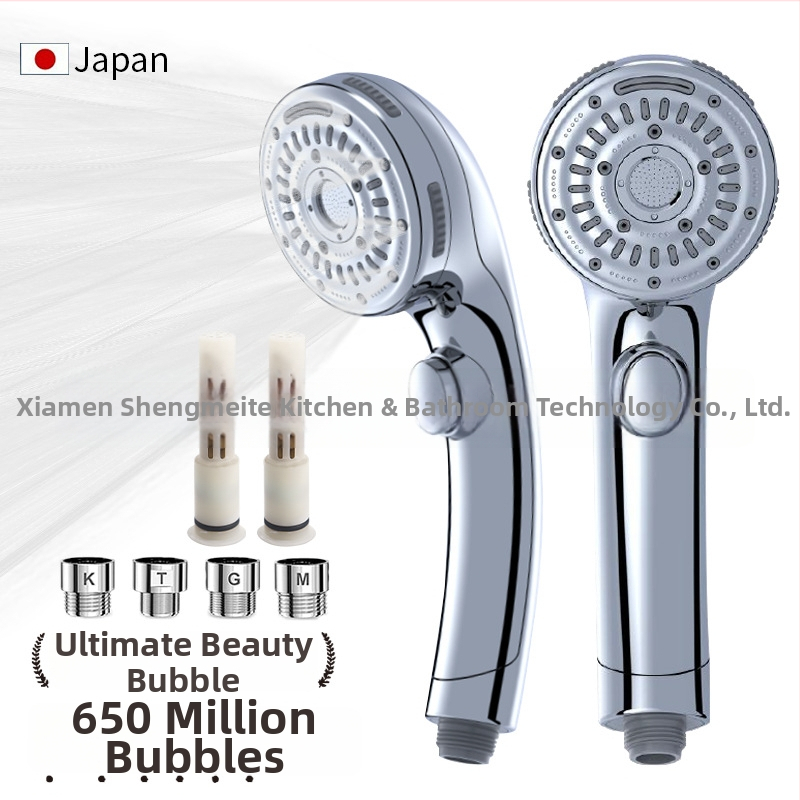 Ručný sprchový systém s americkým štýlom trysky, ABS materiál, úspora vody s mikrobublinkami, odstraňovanie chlóru