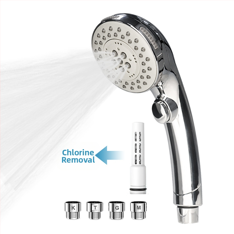 Ručný sprchový systém s americkým štýlom trysky, ABS materiál, úspora vody s mikrobublinkami, odstraňovanie chlóru