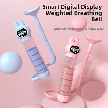 Prenosné zariadenie na brušné cvičenie s dýchacím pásom – Štandardný / Zajac model, Materiál: Mouth-blown PP + Silicone Straw + Main Body AS, Kód produktu: 20250805