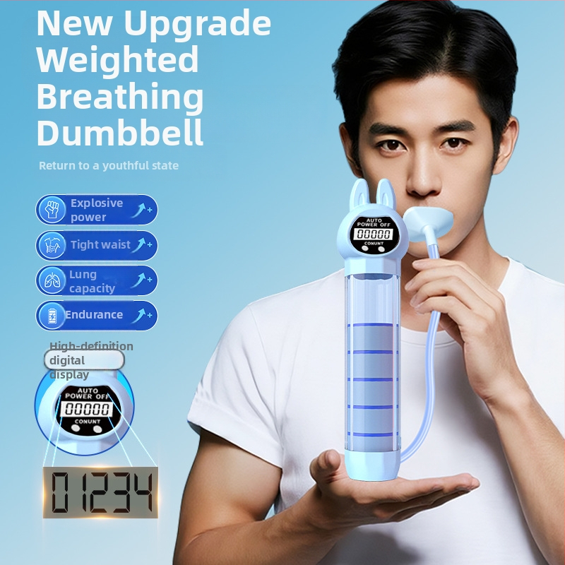 Nešiojama pilvo treniruoklis su kvėpuojančia juosmens juosta – Įprastas / Triušio modelis, Medžiaga: Mouth-blown PP + Silicone Straw + Main Body AS, Prekės kodas: 20250805