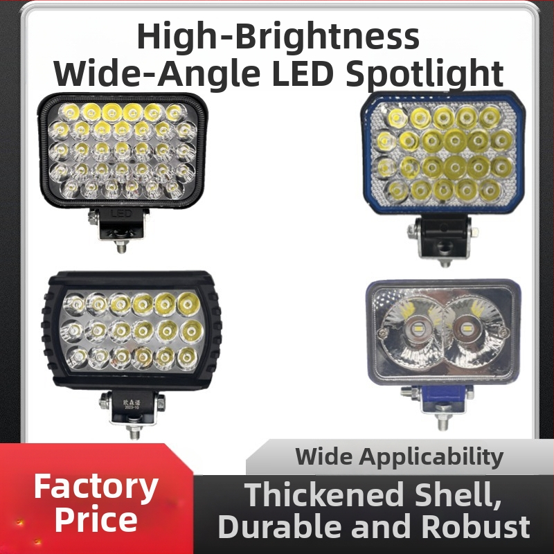 LED automobilové svetlo s širokým uhlom pohľadu, 12V–80V, IP68, 11520 lm, hliníkové odliatiny + PC puzdro