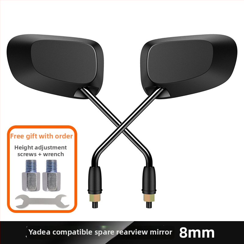 Ľavostranné spätné zrkadlo pre elektrické kolobežky Yadi E8 Laida, Kepu, sklenené