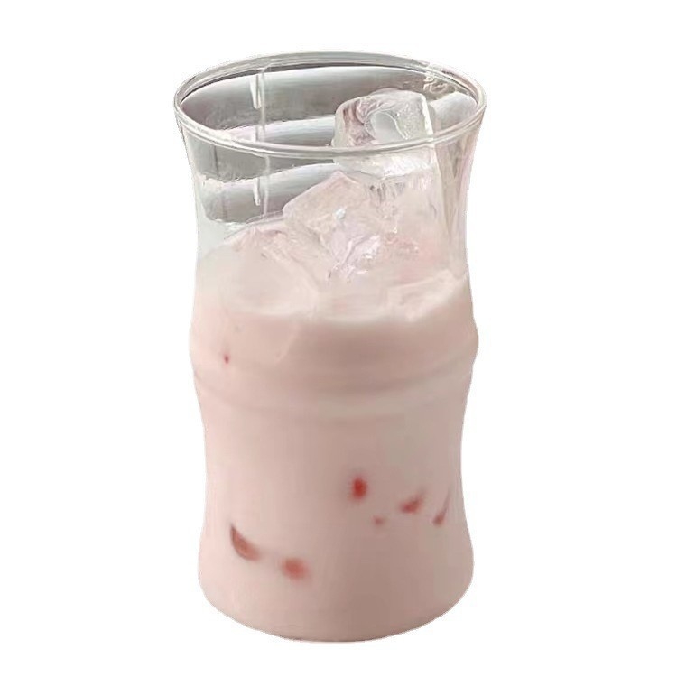 Ποτήρι νερού από γυαλί υψηλής μπόροσιλικότητας – κυλινδρικό, μονής στρώσης, χωρίς χερούλι, θερμοανθεκτικό, με εκτύπωση λογότυπου, οικιακή χρήση