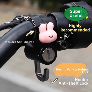 Pengyi Zámok na prilbu pre elektrický skúter — model Electric Scooter Helmet Lock, materiál plast, hmotnosť 0,1 kg, pre vozidlá