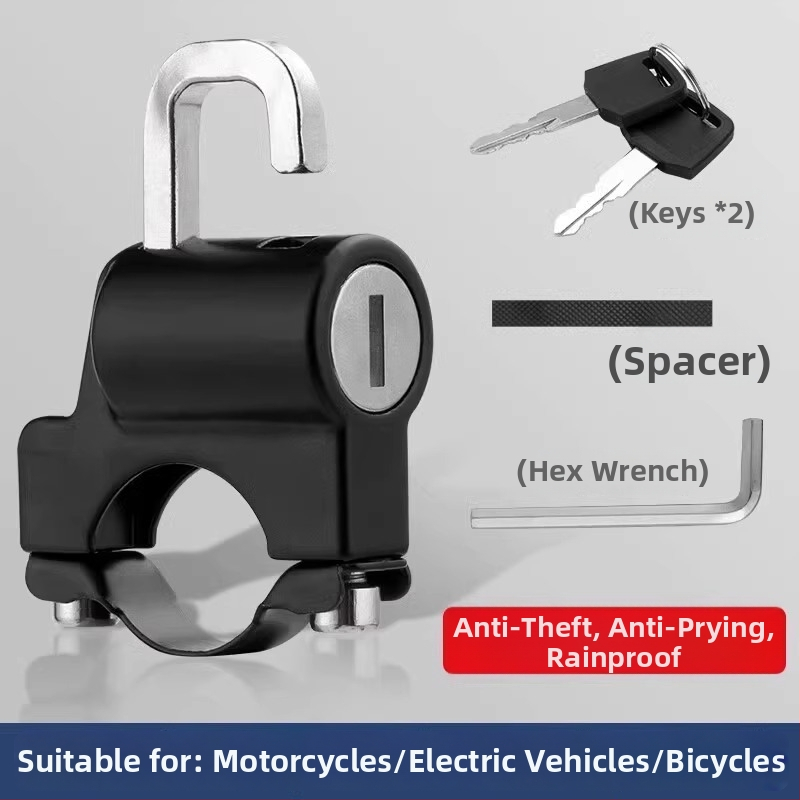 Pengyi Zámok na prilbu pre elektrický skúter — model Electric Scooter Helmet Lock, materiál plast, hmotnosť 0,1 kg, pre vozidlá