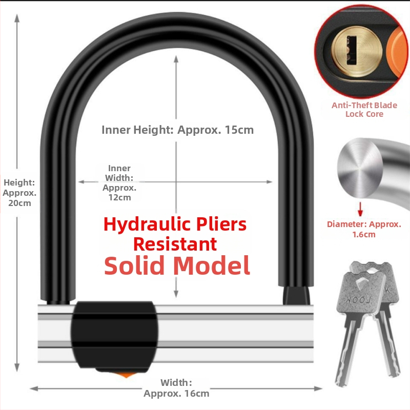 Guan ling zámok na auto, nerezová oceľ, moderný minimalistický štýl, všeobecné použitie.