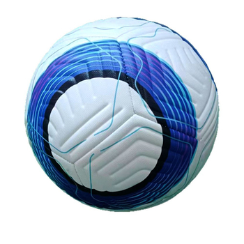 PU futbal No.5, strojovo šitý, hmotnosť 410–430 g, vnútorná Rubber Yarn balón, na tréningy a súťaže