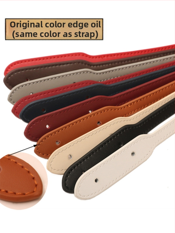 Kožený ramenný popruh pre tašky tote – náhradný popruh, mestský minimalistický štýl, jednofarebný vzor