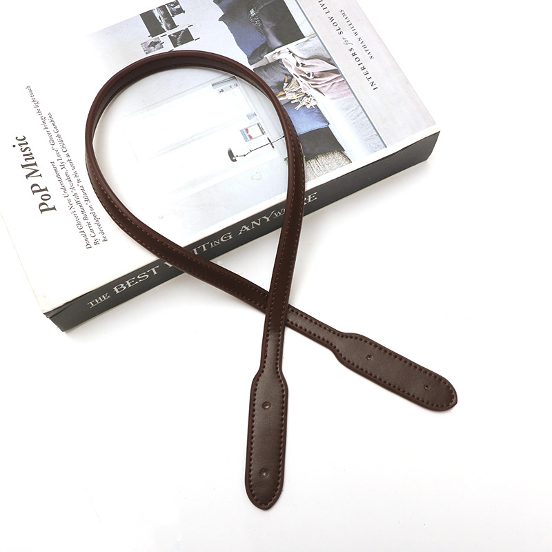 Kožený ramenný popruh pre tašky tote – náhradný popruh, mestský minimalistický štýl, jednofarebný vzor