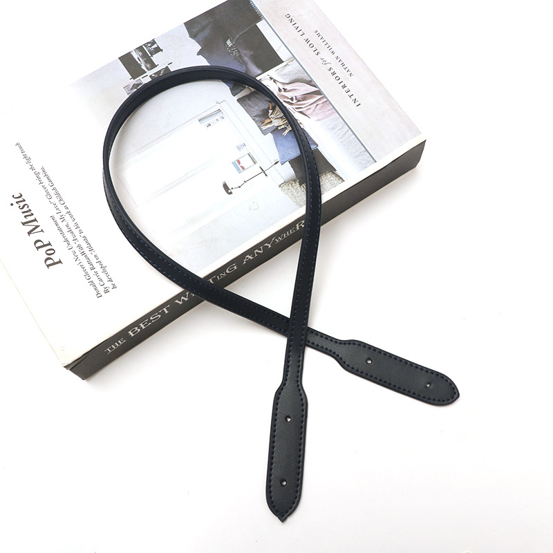 Kožený ramenný popruh pre tašky tote – náhradný popruh, mestský minimalistický štýl, jednofarebný vzor