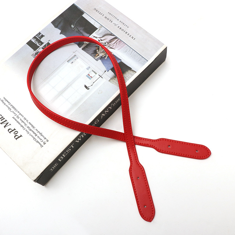 Kožený ramenný popruh pre tašky tote – náhradný popruh, mestský minimalistický štýl, jednofarebný vzor