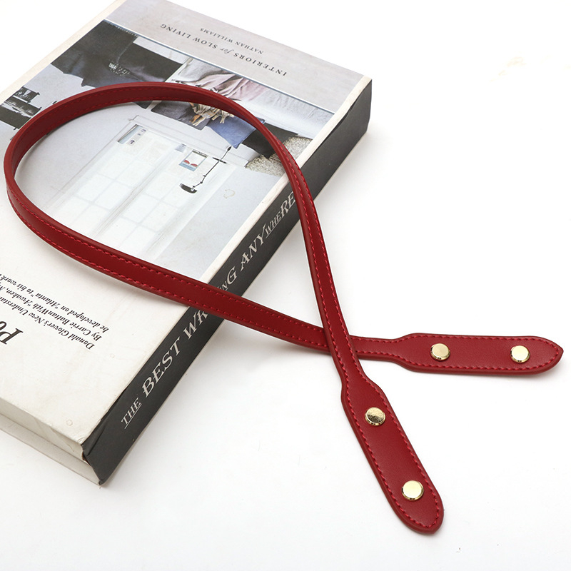 Kožený ramenný popruh pre tašky tote – náhradný popruh, mestský minimalistický štýl, jednofarebný vzor