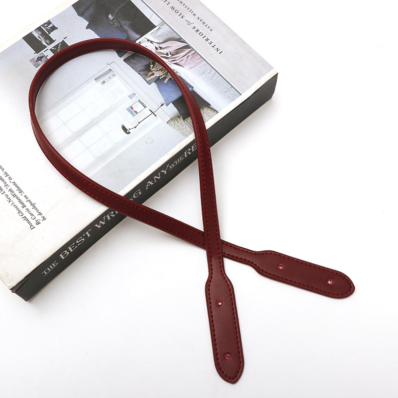 Kožený ramenný popruh pre tašky tote – náhradný popruh, mestský minimalistický štýl, jednofarebný vzor