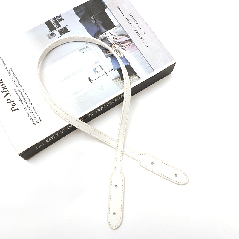 Kožený ramenný popruh pre tašky tote – náhradný popruh, mestský minimalistický štýl, jednofarebný vzor