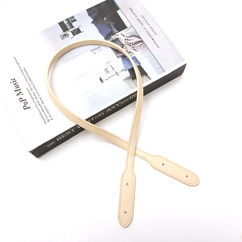 Kožený ramenný popruh pre tašky tote – náhradný popruh, mestský minimalistický štýl, jednofarebný vzor