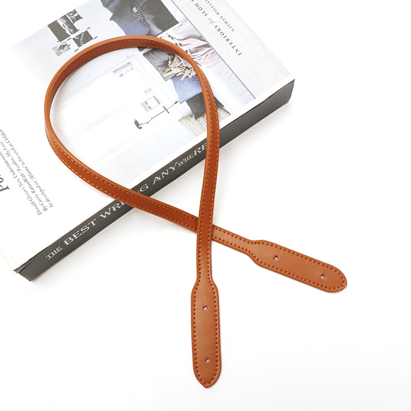 Kožený ramenný popruh pre tašky tote – náhradný popruh, mestský minimalistický štýl, jednofarebný vzor