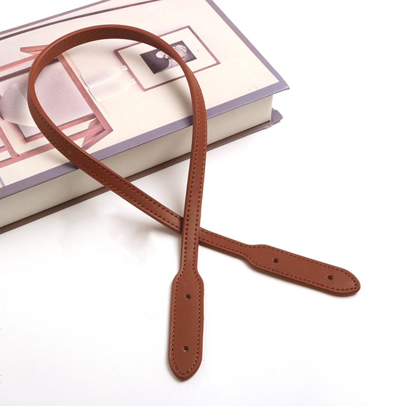 Kožený ramenný popruh pre tašky tote – náhradný popruh, mestský minimalistický štýl, jednofarebný vzor