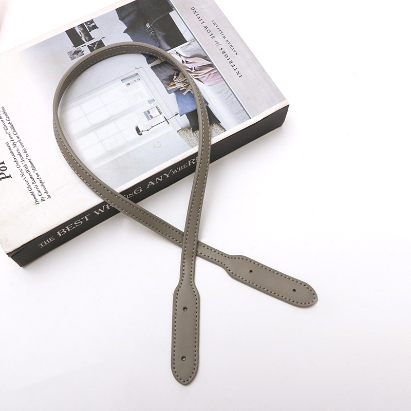 Kožený ramenný popruh pre tašky tote – náhradný popruh, mestský minimalistický štýl, jednofarebný vzor