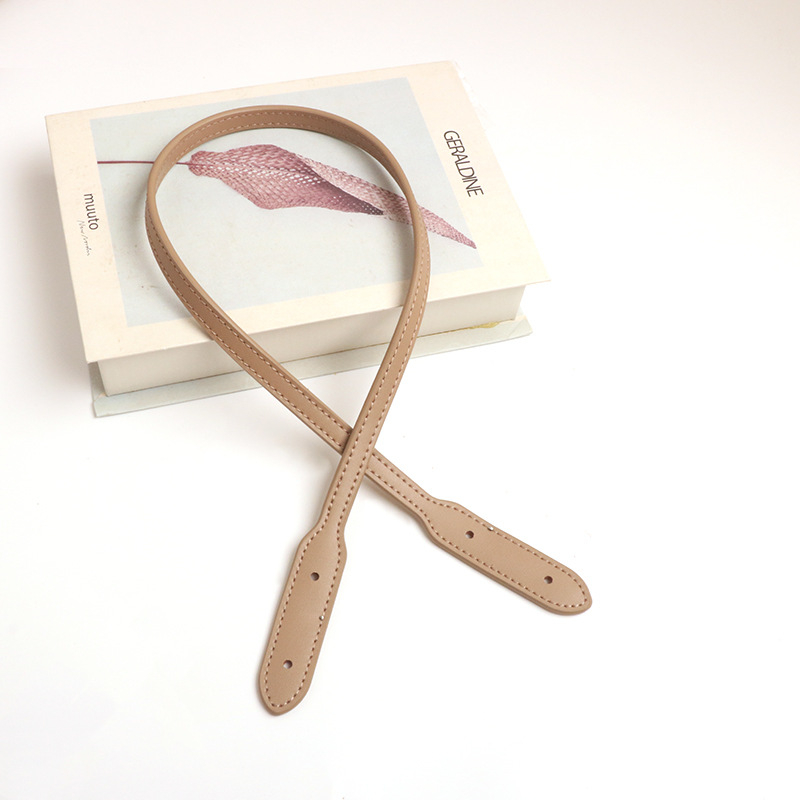 Kožený ramenný popruh pre tašky tote – náhradný popruh, mestský minimalistický štýl, jednofarebný vzor