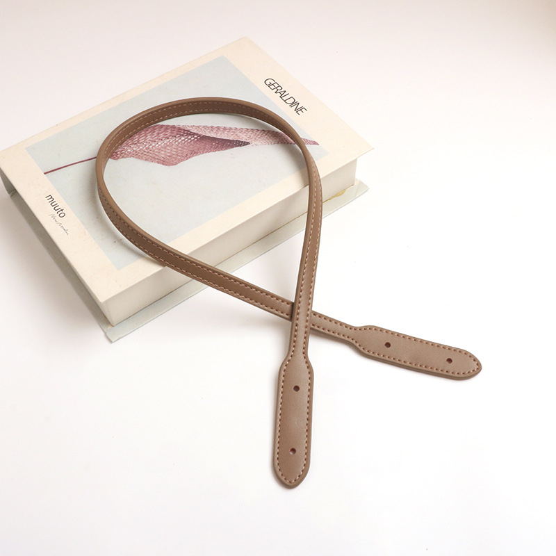 Kožený ramenný popruh pre tašky tote – náhradný popruh, mestský minimalistický štýl, jednofarebný vzor