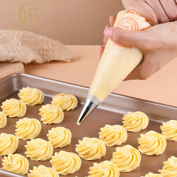 Sada 24 tipov na zdobenie z nehrdzavejúcej ocele pre koláče a sušienky, krémové trysky, moderný minimalistický dizajn