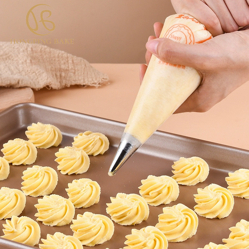 Sada 24 tipov na zdobenie z nehrdzavejúcej ocele pre koláče a sušienky, krémové trysky, moderný minimalistický dizajn