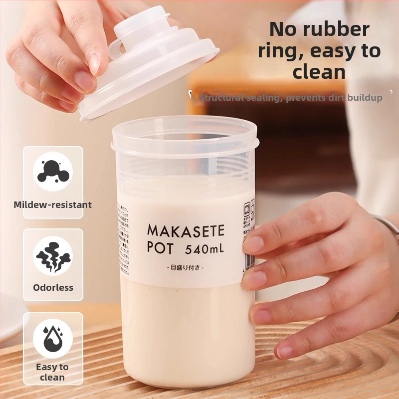 Qiwang universalus nešiojamas sojų pieno puodelis kafai, sandarus maisto kokybės plastikas