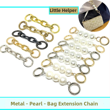 Xinhe Kovová Taška na Rameno s Predĺženým Perlovým Reťazom – Jar 2023, Vzor Krajina