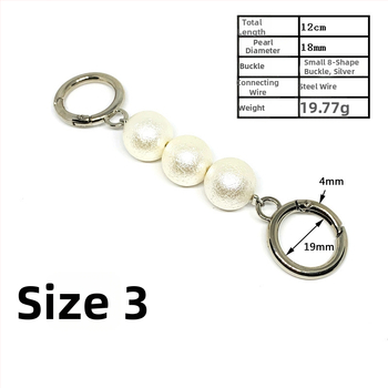 Xinhe Kovová Taška na Rameno s Predĺženým Perlovým Reťazom – Jar 2023, Vzor Krajina