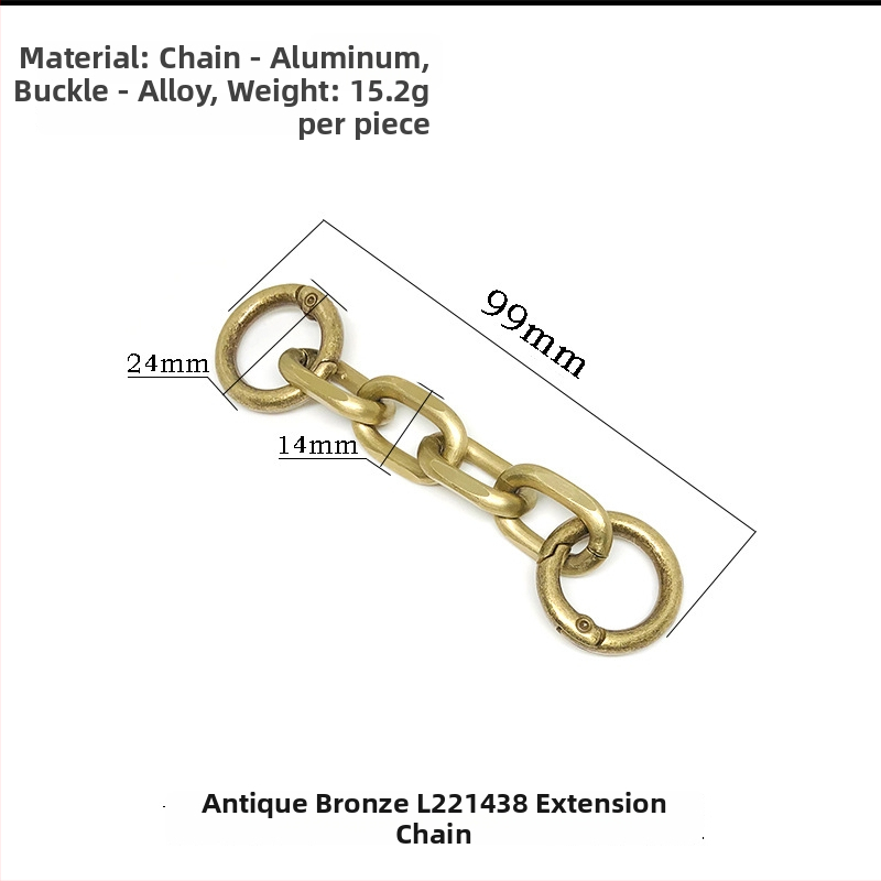 Xinhe Kovová Taška na Rameno s Predĺženým Perlovým Reťazom – Jar 2023, Vzor Krajina