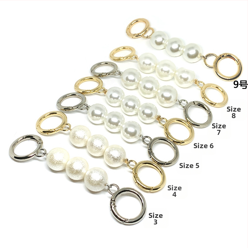 Xinhe Kovová Taška na Rameno s Predĺženým Perlovým Reťazom – Jar 2023, Vzor Krajina