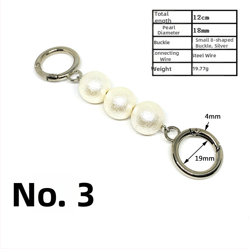 Xinhe Kovová Taška na Rameno s Predĺženým Perlovým Reťazom – Jar 2023, Vzor Krajina