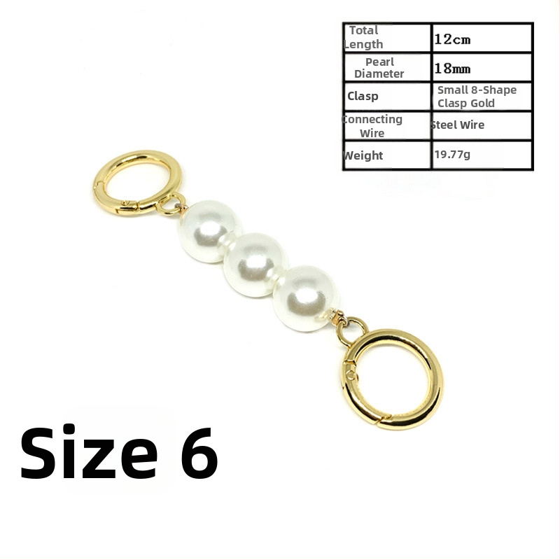 Xinhe Kovová Taška na Rameno s Predĺženým Perlovým Reťazom – Jar 2023, Vzor Krajina