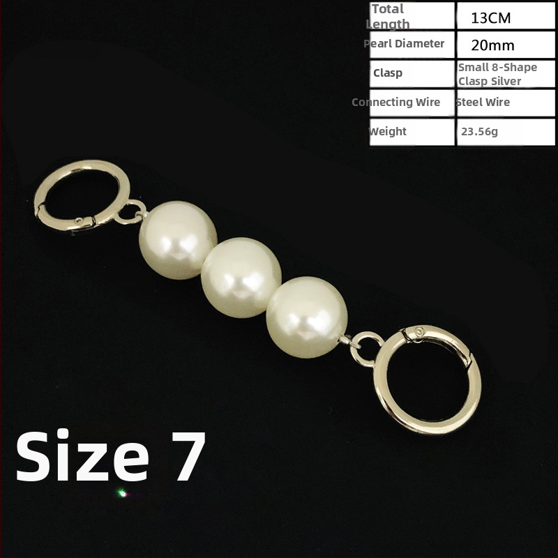 Xinhe Kovová Taška na Rameno s Predĺženým Perlovým Reťazom – Jar 2023, Vzor Krajina