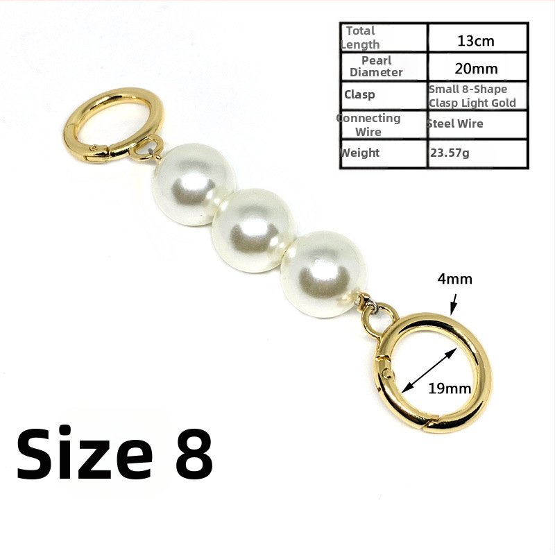 Xinhe Kovová Taška na Rameno s Predĺženým Perlovým Reťazom – Jar 2023, Vzor Krajina