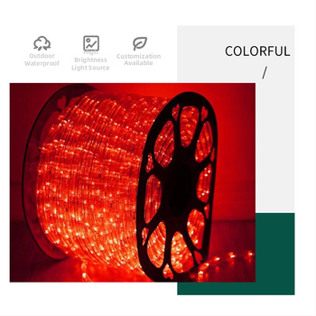 Kruhový dvojradový LED pás pre vonkajšie použitie, vhodný pre námestia a festivaly, 220V, ovládanie tlačidlom, IP55