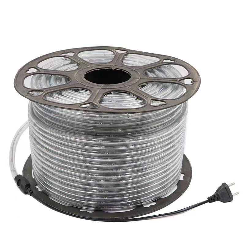 Kruhový dvojradový LED pás pre vonkajšie použitie, vhodný pre námestia a festivaly, 220V, ovládanie tlačidlom, IP55