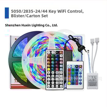 LED pás 5050 RGB, vodotesný, WiFi diaľkové ovládanie, 12V, 60 LED