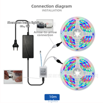 LED pás 5050 RGB, vodotesný, WiFi diaľkové ovládanie, 12V, 60 LED