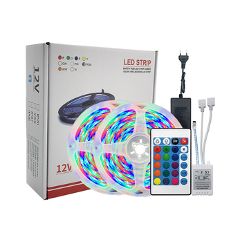 LED pás 5050 RGB, vodotesný, WiFi diaľkové ovládanie, 12V, 60 LED