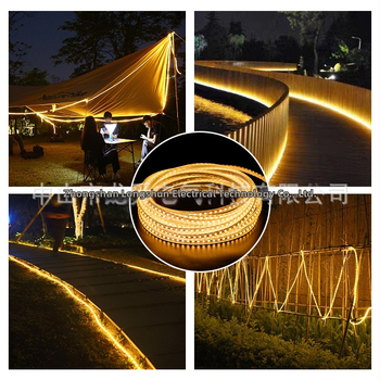 Vonkajšia LED páska 24V, 120 LED (2835 Sanan), 6W, vodotesná